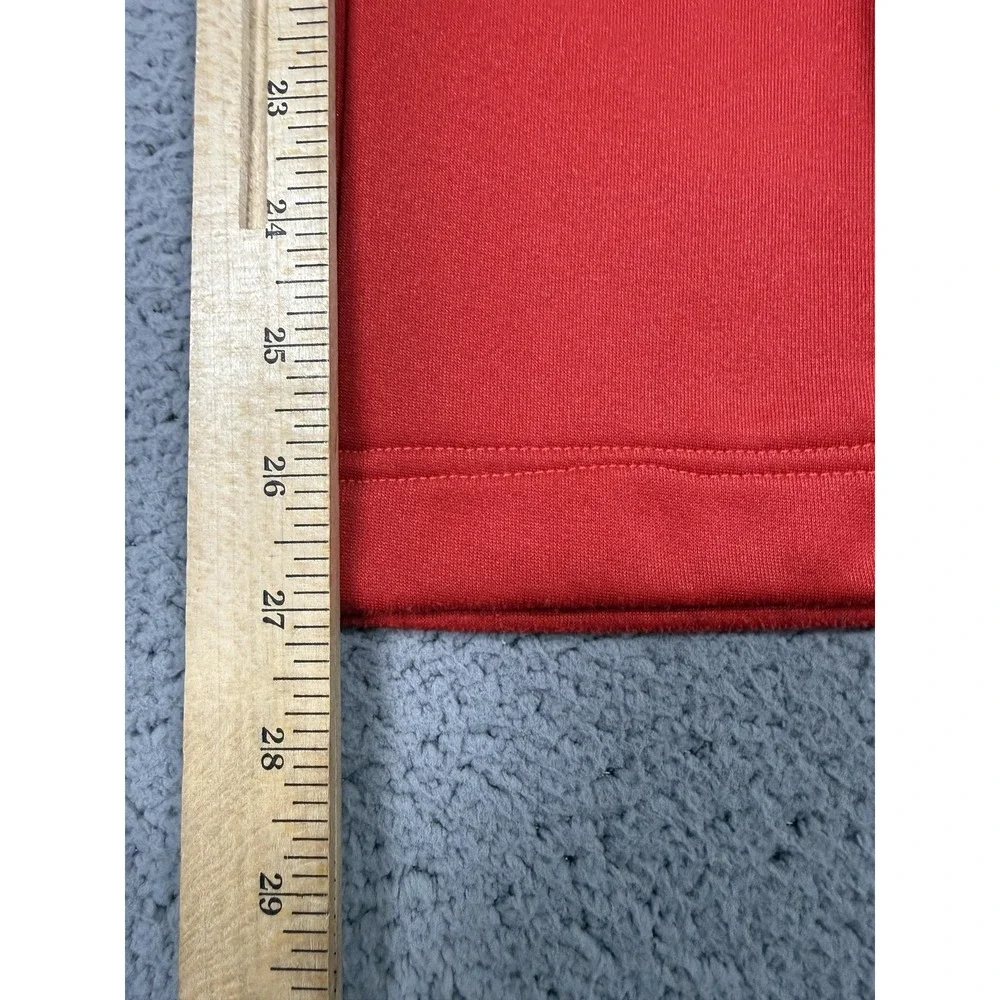 VTG Adidas 70s Pants Men M Red Knit Track 3 Stripe Zip Pocket Originals Straight